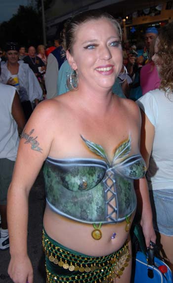 Body Painting 2006 photo - Duval Street, Key West
